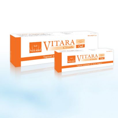 Vitara Clinda Gel - Treats Acne Pimples 15g.