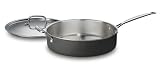 Cuisinart Multiclad Unlimited Dishwasher-Safe 5-1/2-Quart Saute with Helper Handle & Cover