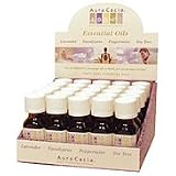 Aura Cacia 25 PC ORG. TOP SELLER DISPLAY (Pack of 3)