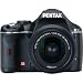 Pentax 12.4MP Digital SLR Camera with 18-55mm Lens - Black (K-x)