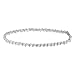 9ct White Gold Ladies 0.25ct S Link Diamond Bracelet