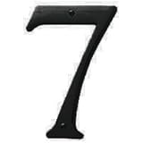 Baldwin 90677.102.CD Solid Brass House Number 7, Oil Rubbed Bronze
