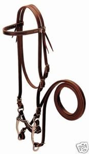 WEAVER LEATHER BROWBAND BRIDLE SET WESTERN SHOW TACK DELUXE BRIDLE LEATHER SET