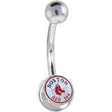 Major League Baseball BOSTON RED SOX Belly Ring