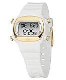 Adidas #ADH1739 Small Candy White Gold Digital Sports Watch