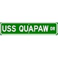 USS QUAPAW ATF 110 Street Sign - Navy