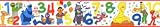 Sesame Street 123 Wallborder - 180x5