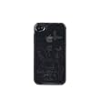 Black Butterfly Flower iPhone 4S Case (Compatible with Apple iPhone 4S, iPhone 4)