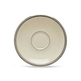 Lenox Tuxedo Platinum Ivory China Demitasse Saucer