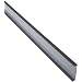 PVC U-Channel, NSF-61, Gray, 0.1" Thick, 3.54" Width, 0.787" Leg Length, 12" Length