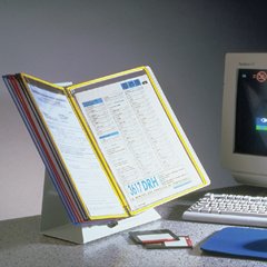 Desktop Reference Starter Set with Ten Display Pockets, 20 Sheet Capacity TRFDA271