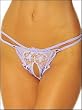 Picture Frame Open Front Thong Panty