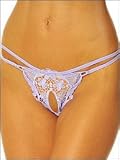 Picture Frame Open Front Thong Panty