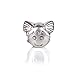Bling Jewelry .925 Sterling Silver Girl Face Charm