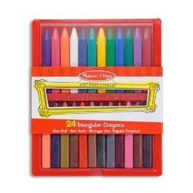 Melissa & Doug Triangular Crayons - 24 pack