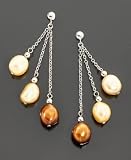 Fresh by Honora Sterling Silver Multicolor Cultured Freshwater Pearl Earrings
