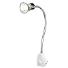 Flexwandleuchte Dio in Chrom / Wei�