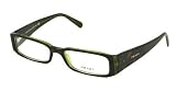 Prada PR10FV 3AY1O1 Eyeglasses TortseGreen Demo Lens Frame