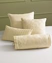 Martha Stewart Collection "Ikebana" Embroidered Art Print Decorative Pillow. 18x18"