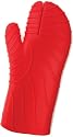 Charcoal Companion Red Silicone Barbecue or Oven Mitt
