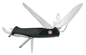 Wenger 16335 Ranger 178 Swiss Army Knife with Clip, Black