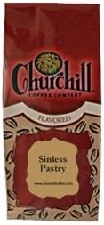 Churchill Coffee Sinless Pastry 5 pack--1.5 oz each - Whole Bean
