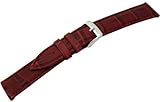 MORELLATO (モレラート) 時計バンド BOLLE 18mm ワイン 牛革アリゲーター型押し X2269 480 080 018