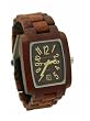 Tense Wood Watch - Mens Solid Sandalwood Day Time Hypoallergenic J8102S