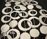 Circle Silver beaded Curtains