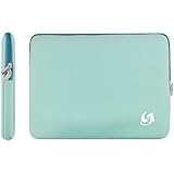 Litop&reg; 17 Inch High Quality Zippered Neoprene Case Sleeve Bag for Macbook Pro 17 Inch and Other 17 Inch Laptop Dell HP Acer Asus Sony IBM Gateway Toshiba Samsung (Turquoise)