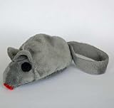 Ökologisches Katzenspielkissen Baldi-Maus Farbe grau