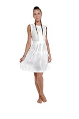 Bateau Neck Linen Pleated  Dress