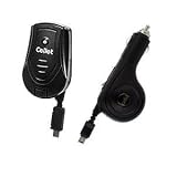 Retractable Wall / Car Charger Combo Pack for HTC EVO 4G