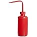Bel-Art 116500008 Scienceware Low-Density Polyethylene Narrow-Mouth Red Wash Bottle with 28mm Closure, 250ml Capacity, Pack of 6