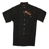 Tori Richard Big & Tall Acapulco Silk Shirt - BLACK