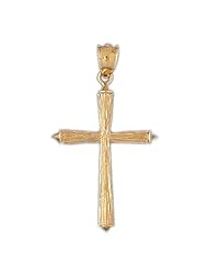 CleverEves 14k Gold Pendant Cross 30 - Gram(s)