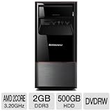 Lenovo H405 77231MU Desktop (Black)