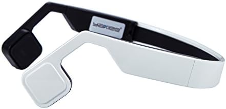 Yaklee Waterproof Bone Conduction Stereo Wireless Bluetooth Headphone Keep Ear Open Bluetooth Headset For Sports Driving (White)