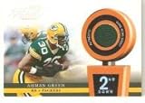 2002 Playoff Piece of the Game Materials 2nd Down #1 Ahman Green - Green Bay Packers (Piece of Authentic Game-Worn Jersey - Serial #d to 150) (Football Cards)