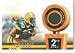 2002 Playoff Piece of the Game Materials 2nd Down #1 Ahman Green - Green Bay Packers (Piece of Authentic Game-Worn Jersey - Serial #d to 150) (Football Cards)