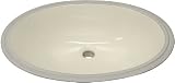 18x15Biscuit Undermount Ceramic Bathroom Sink Lavatory