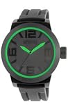 Kenneth Cole Reaction Men's RK1235 Triple Black Green Details Watch