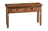 Ambientehome 57047 Konsolentisch Donez Kiefer massiv antik gewachst T/B/H 48 x 127 x 74 cm