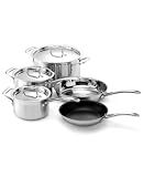 Le Creuset 3-Ply Stainless-Steel 8-Piece Cookware Set