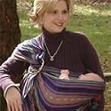 Original Maya Wrap Sling (Not Padded)-Bright Red Stripes