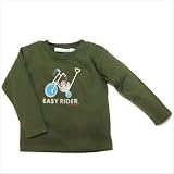 Little Green Radicals Easy Rider Long Sleeve T-shirt in Olive Green