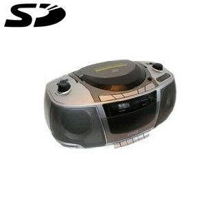 All-in-One SD Card Self Recording Covert Spy Camera (Camera Hidden in Boom Box)