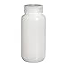 Nalgene 332189-0016 Wide-Mouth Sample Bottle, HDPE, Bulk Pack, 500mL (16 ounce) (Case of 125)