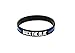 Thin Blue Line Police Officer Awareness Silicone Band 7.5