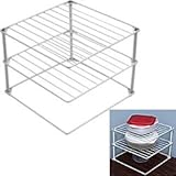 New Trademark Home Collection Corner Storage Rack Lightweight Durable Metal ....